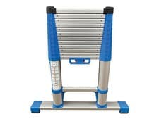 Image of Zarges Compactstep L Telescopic Ladder & Stabiliser Bar 3.8m