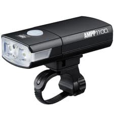 Image of Cateye AMPP 1100 Front Bike / Cycle Light - Twin LEDs Emit Up To 1100 Lumens