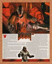 Image of Doom 3 Xbox Original 2004 Vintage Ad - Horror FPS Video Game Promo