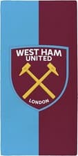 Image of West Ham United FC Beach Towel 100% Cotton Crest Official Licensed