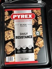 Image of PRICE DROP - Pyrex Daily Resistance Baking Tray - Black Sparkle Range Brand New