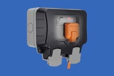 Image of BG Electric British General WP22 IP66 13 Amp Double Weatherproof Switched Socket