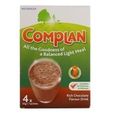 Image of Complan Chocolate Flavour Drink 4 x 55g Sachets