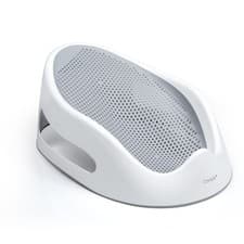 Image of Baby Bath Support Non Slip Bath tub Soft Touch Grey For New Borns Upto 6 Months
