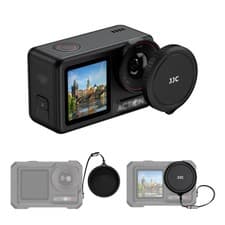 Image of JJC Metal Lens Cap Cover for DJI Osmo Action 5 Pro 4 3 Original Glass Lens Cover