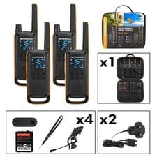 Image of Motorola T82 Extreme Two Way Radio Walkie Talkie Rugged 10km