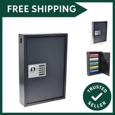 Image of 8033911 High Security Key Cabinet for 50 Keys , Gray