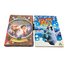 Image of Walt Disney’s One Magic Christmas & Happy Feet DVD Movies Brand New & Sealed