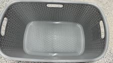Image of Curver My Style Blue Plastic Laundry Storage basket 47L
