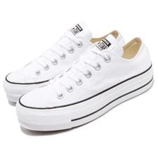 Image of Converse Chuck Taylor All Star Lift OX White Black Women Casual Shoes 560251C