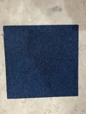 Image of 12 x Carpet Tiles Soft Cut Pile Brand New HEAVY DUTY 40 x 40cm - DARK BLUE