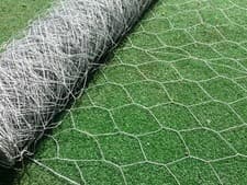 Image of 1.8M x 25M (50mm Hole) Galvanised Wire Netting / Hexagonal Chicken Wire Roll
