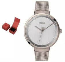 Image of Hugo Boss Ladies Rose Gold Tone Mesh Bracelet Strap Women’s Watch