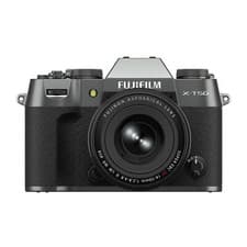Image of Fujifilm X-T50 Digital Mirrorless Camera with XF 16-50mm R LM WR Lens - Charcoal