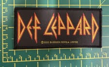 Image of Def Leppard Classic Logo Offically Licensed Woven Sew On Official Patch
