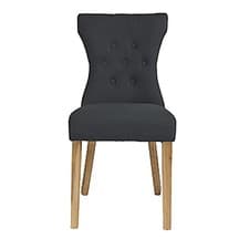 Image of Naples Dining Chair Dark Grey Pack Of Two Not In Original Packaging