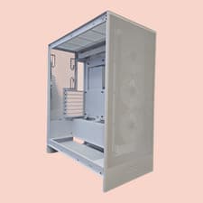 Image of @UNUSED/MISSING PANEL & I/O@  NZXT H7 Flow RGB Mid Tower White Case MNZ16