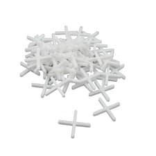 Image of Faithfull Tile Spacers for Wall & Floor Tiling - Long Leg, 2mm, Pack of 1000 