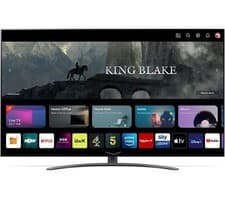 Image of LG 75QNED916QE 75" Smart 4K Ultra HD HDR QNED TV with Google Assistant & Amazon