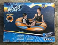 Image of Bestway H2o GO Kondor 1000 INFLATABLE RAFT BOAT ~ ~ 5’1 X 38 In" ~ Ages 6+