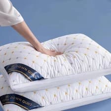 Image of Orthopedic Cooling Shredded Gel Memory Foam Pillow - Firm Neck & Back Support