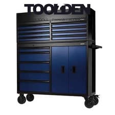 Image of BUNKER® by Draper 24254 Combined Roller Cabinet and Tool Chest, 13 Drawer, 52",