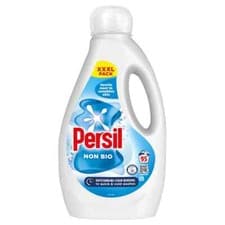Image of Persil Xxxl Washing Liquid Detergent Non Bio Stain Removal 2.565l, 95 Washes