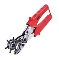 Image of Amtech Revolving Leather Hole Punch Plier 6 Size Belts Cut Eyelet Puncher Tool