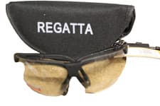 Image of Regatta Multi Lens Sunglasses in Pouch Shatterproof Polycarbonate Black + Lenses