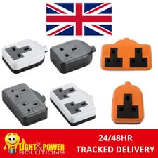Image of Trailing Socket High Impact Rubberized Extension 13A 1 or 2 Gang