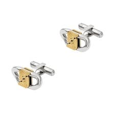 Image of EMPORIO ARMANI Cufflinks EGS3184040 Stainless Steel Golden