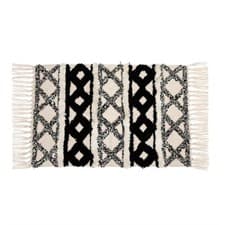 Image of Sass & Belle Scandi Boho Rug 50 x 70 cm Cotton Bohemian Shabby Chic Instagram