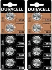 Image of 10x Duracell CR2032 3V Lithium Coin Batteries-70% Extra-10 Years Expiry
