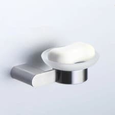 Image of Brushed Nickel Bathroom Soap Dish Storage Holder Wall Mount Soap Holder SUS304