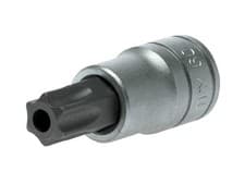 Image of Teng TX Tamper-Proof TORX Socket Bit 1/2in Drive T60 TENM121260C