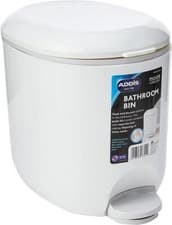 Image of ADDIS MODE BATHROOM PEDAL BIN - WHITE