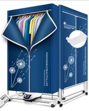 Image of **Heated Clothes Airer 1500W 2-Tier Electric Dryer Rack w/ Cover & Timer Remote*