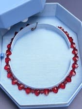 Image of Swarovski Somnia Necklace Red Hearts ❤️