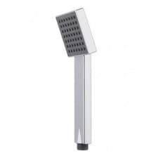 Image of AQUALISA REPLACEMENT Single Function SQUARE Shower Head Handset in Chrome