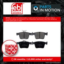 Image of Brake Pads Set Rear 16995 Febi 3QF698451 3Q0698451 3Q0698451D 3Q0698451E Quality