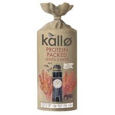 Image of Kallo Protein Packed Lentil Cakes 100g - 2 Pack