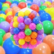 Image of New Plastic Balls for Children For Ball Pits Kids Multi Coloured Toys Play Pool