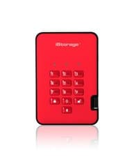 Image of IStorage IS-DA2-256-SSD-512-R 512GB DiskAshur2 SSD - Fiery Red
