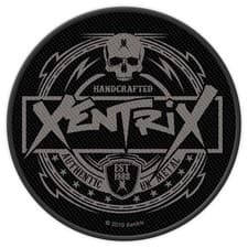 Image of XENTRIX Standard Patch: Est. 1988: logo UK metal Official Merchandise gift £pc