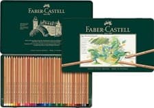 Image of Faber-Castell PITT Pastel Pencils Tin Of 36.