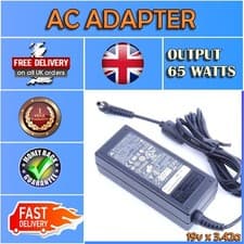 Image of 65W 19V 3.42A AC ADAPTER FOR ADP-60DB5.5MM X 2.5MM PIN POWER SUPPLY UNIT