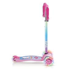 Image of Zinc Kids Girls Three Wheeled Unicorn  Light Up Explorer Scooter 3+ -SEE DESC