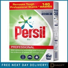 Image of PERSIL BIO PRO FORMULA PROFESSIONAL BIOLOGICAL SOAP POWDER 140 WASHES 8.4KG NEW