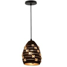 Image of Modern Ceiling Pendant Light Black Metal Shade Dining Hanging Lamp Cafe E27 UK