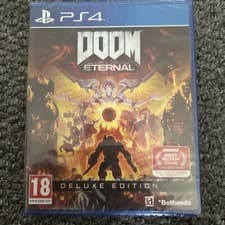 Image of PS4 DOOM ETERNAL DELUXE EDITION (mint condition + rare)